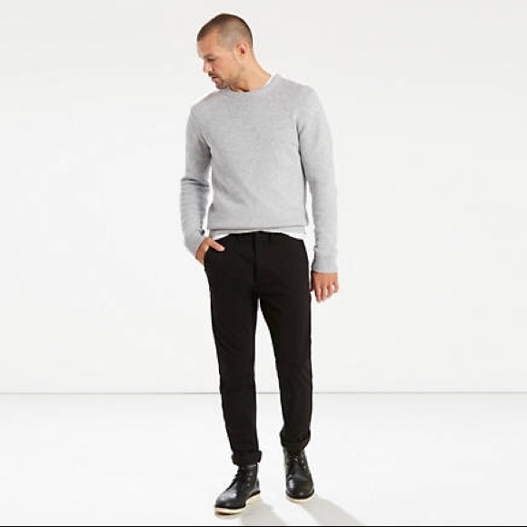 levi's black chino pants
